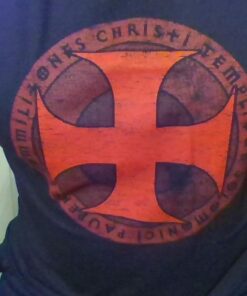 Live Nice Knights Templar - Mens Cotton T-Shirt X-Large Black 5 61fURuYExL