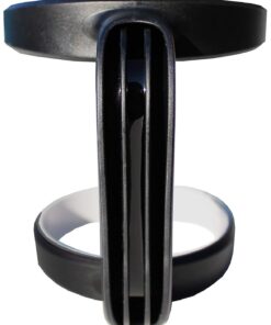Grip-It YETI Tumbler Cup Handle for 30oz Rambler - Lightweight, Spill Proof Grip For RTIC Cooler Stainless Steel Tumblers, SIC, Ozark Trail & Travel Water Coffee Mugs or Flask - Midnight Black 16 61fUXs7l IL 2