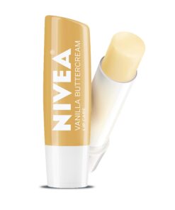 NIVEA Vanilla Buttercream Lip Care - All Day Moisturizing Lip Balm for Soft Lips - Pack of 4 30 61fVaNC v7L
