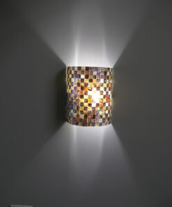 Chloe Lighting CH3CD28BC08-WS1 Shelley Mosaic 1-Light Wall Sconce, 9.8 x 8.3 x 4.1", Black 17 61fWALUPOzL