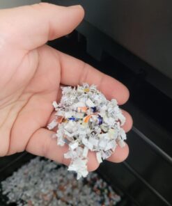 Frossvt Paper Shredder for Home Office Use, 12-Sheet Micro-Cut Paper and Credit Card, Security Level P-4, 5.3-Gallon Bin 50 61fXDOIKHeL