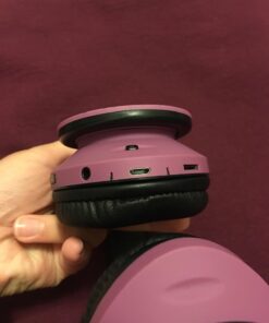 PowerLocus Bluetooth Over-Ear Headphones, Wireless Stereo Foldable Headphones Wireless and Wired Headsets with Built-in Mic, Micro SD/TF, FM for iPhone/Samsung/iPad/PC (Purple) Purple 64 61fY8B8imtL