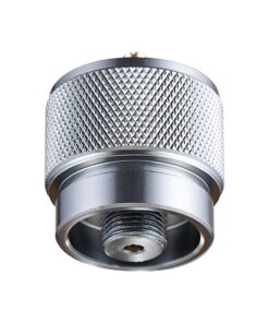 Kbrotech Camping Stove Adapter 1LB Propane Small Tank Input and a Lindal Valve EN417 Output Outdoor Cylinder LPG Canister Convert (Gray) Gray 11 61fY8Z8xlCL