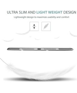 ProCase Smart Case for iPad Air 1st Edition, Ultra Slim Lightweight Stand Protective Case Shell with Translucent Frosted Back Cover for iPad Air 2013 Model (A1474 A1475 A1476) -Black Black 14 61faExbO3jL