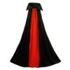 SeasonsTrading 48" Fully Lined Deluxe Vampire Cape - Halloween Costume Black Cape 8 61fcIZUOa6L