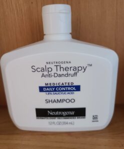 Neutrogena Scalp Therapy Anti-Dandruff Shampoo Daily Control, 1.8% salicylic acid, with fragrance of warm vanilla & toasted coconut notes, 12 fl oz 41 61fcSP2Rx9L