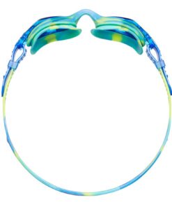 TYR Swimple Tie Dye Youth Swim Goggles Blue/Green 9 61fccquut8L