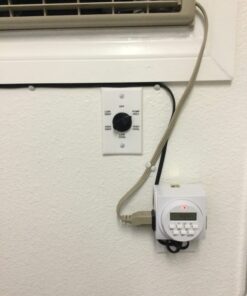 BN-LINK 7 Day Heavy Duty Digital Programmable Timer, FD60 U6, 115V, 60Hz, Dual Outlet, Indoor, for Lamp Light Fan Security UL Listed FD-60/U6 38 61fdhfWrxL