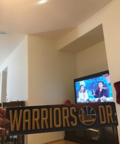 Rico Industries NBA Unisex 16-Inch Plastic Street Sign Décor Golden State Warriors 3.75 x 16-" Team Color 9 61ffOgR07L