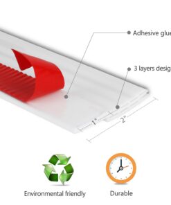 BAINING Door Draft Stopper Door Sweep for Exterior/Interior Doors, Weatherproofing Door Seal Strip Under Door Draft Blocker Seal, Soundproof Door Bottom Weather Stripping, 2" W x 39" L, White 26 61fgHj5OBZL