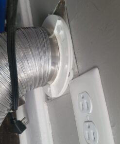 Dryer Dock The Original Dryer Vent Quick Release - Two-Piece Dryer Hose Quick-Connect, Twist & Lock Tight, Fits 4 Inch Tubes,White 47 61fjJE1WaTL