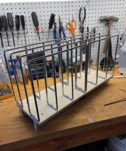 Rev-A-Shelf U-Shaped Wire Tray Divider Bakeware Cookie Sheet Organizer for Wall or Base Kitchen Cabinets for Face Opening of 3.25" Chrome, 596-10CR-52 1 Pack 44 61fkG ghfL