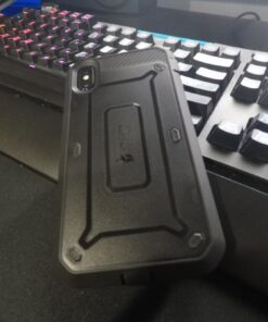 SUPCASE Unicorn Beetle Pro Series Case Designed Designed for iPhone X, with Built-In Screen Protector Full-body Rugged Holster Case for Apple iPhone X / iPhone 10 (2017 Release) (Black) Black 48 61fmXXoYSDL