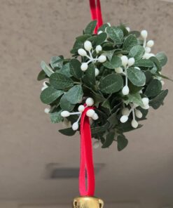 Alternative view of Kurt Adler J9846 Mistletoe Ball Christmas Ornament