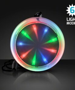 FlashingBlinkyLights Deluxe Light Up Infinity Tunnel Necklace with Multicolor LEDs 4 61fnqPEhp0L