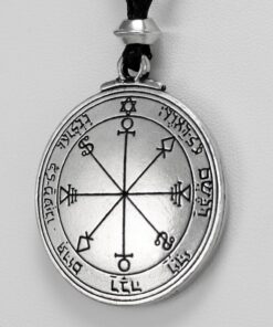 Pewter Pentacle of the Moon Talisman Pendant from The Key of Solomon 11 61foa7SGnVL