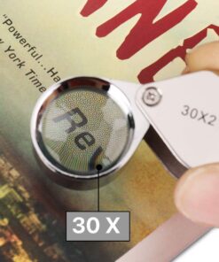 KINGMAS Pocket Jewelry Loupe 30x 21mm Jewelers Eye Magnifying Glass Magnifier 22 61fp6 4Jt9L
