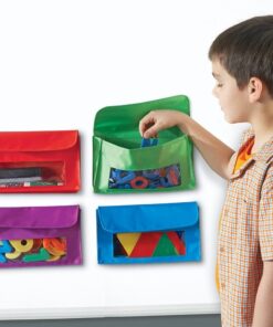 Learning Resources Magnetic Storage Pockets, Set of 4 in 4 Colors,Whiteboard Accessory Case, Classroom Organization, Back to School Supplies,Teacher Supplies 11 61fpJaJJsaL