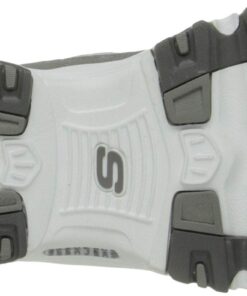 Skechers Sport Women's D'Lites Slip-On Mule Sneaker 5 Grey 6 61fqV6gUXL