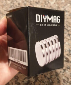 DIYMAG Powerful Neodymium Disc Magnets with Double-Sided Adhesive, Strong Permanent Rare Earth Magnets for Fridge, DIY, Building, Scientific, Craft, and Office Magnets, 1.26 inch Diameter, Pack of 6 32x3 6P 43 61fqVeCXOmL