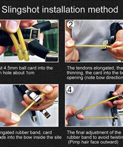 YZXLI Professional Outdoor Hunting Stainless Steel slingshots and Bag 14 61ftgWxcYRL