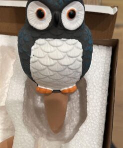 MIMA2672 Large Size Owl Plant Watering Globes Shapes - 4 Self Watering Spikes Automatic Plant Waterer Irrigation Drippers -Plant Watering Devices Keep Indoor & Outdoor Plants Nourish OWL - white yellow purple blue 16 61fvUgW7i8L