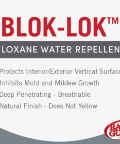 Rain Guard Water Sealers Water Sealers CR-0201 Blok-Lok Ready to USE Sealer Covering Up to 150 Sq. Ft. 1 Gallon Clear Penetrating Sealer Silane & Siloxane Professional Grade 5 61fvwtRSN8L