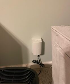 Safety Innovations Twin Door Baby Safety Outlet Cover Box for Babyproofing Outlets - More Interior Space for Extra Large Electrical Plugs and Adapters - Easy to Install - Easy to Use, (1-Pack) 27 61fwDKg80EL