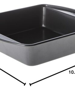 Wilton Perfect Results Premium Non-Stick Bakeware Square Cake Pan, Will Heat Evenly for Years of Quality Baking, 8-inches 14 61fwJ8Xk2aL