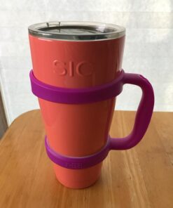 F-32 Handle - 19 COLORS - 30oz Size - Compatible with 30 oz YETI and 30 oz. OZARK TRAIL Tumbler Travel Mug (30OZ, COOL PURPLE (PINKISH PURPLE)) 30ozCool Purple (Pinkish Purple) 30.0 ounces 38 61fwQxUJ51L