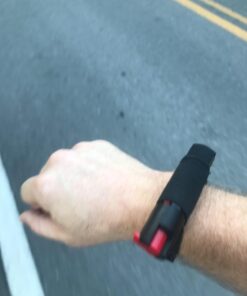 SABRE Runner Pepper Gel, Maximum Police Strength OC Spray, Reflective Hand Strap for Easy Carry & Quick Access, 35 Bursts, Secure & Easy to Use Safety, Optional Clip-On Alarm & LED Armband Combos Black Runner 60 61fx98JrkLL 1