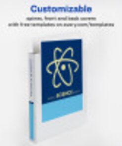 Avery Durable View 3 Ring Binder, 1 Inch Slant Rings, 1 White Binder (17012) 1 Pack 1" 11 61fzOxfpvL