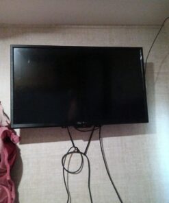 Pipishell UL Listed Tilt TV Wall Mount Bracket Low Profile for Most 23-55 Inch LED LCD OLED 4K Flat Curved TVs up to 99lbs Max VESA 400x400mm, 8° Tilting for Anti-Glaring, Fits 8-16 inch Wood Stud 38 61fzT9h7gJL