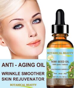 Botanical Beauty KIWI SEED OIL. 100% Pure/Natural/Undiluted/Virgin Cold Pressed Carrier oil. 0.5 Fl.oz.- 15 ml. by CHATEAU COSMETICS 0.5 Fl Oz (Pack of 1) 20 61g q0fFZL