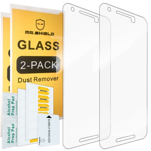 Mr.Shield [2-PACK] Designed For LG (Google) Nexus 5X 2015 Newest [Tempered Glass] Screen Protector