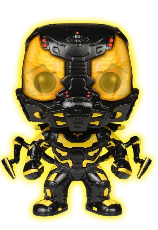 Funko POP Movies: Ant-Man Glow in The Dark Yellow Jacket Action Figure [Amazon Exclusive]