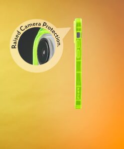 SteepLab Neon Highlighter Case for iPhone 13 Mini (2021, 5.4" Screen) - The Grippy Jelly Case w/Protective Air Pockets (Conspicuous Neon Yellow) Conspicuous Neon Yellow 11 61g2rKUdfmL