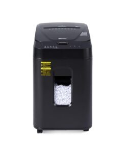 Amazon Basics 150 Sheet Autofeed Micro Cut Paper Shredder, Black 26 61g3wH0a dL