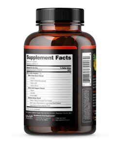 Snap Supplements Nitric Oxide Booster, Performance Formula for Stamina & Endurance, 90 Count 90 Count (Pack of 1) 24 61g4c8M0haL