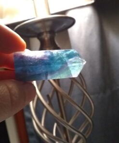 Rockcloud Flourite Healing Crystal Point Faceted Prism Wand Carved Reiki Stone Figurine 3-flourite(1.2-2") 16 61g5NbIxbTL