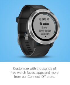 Garmin 010-01769-01 Vivoactive 3, GPS Smartwatch with Contactless Payments and Built-In Sports Apps, Black with Silver Hardware 34 61g5U2LZ1AL