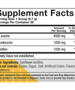 True Athlete BCAA 4:1:1-4gm L-Leucine, 1gm L-Isoleucine & 1gm L-Valine per Serving (6.35 Ounces Powder) 6 61g5g77W7S