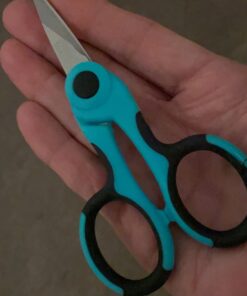 SINGER 00557 4-1/2-Inch ProSeries Detail Scissors with Nano Tip, Teal 1-Pack 30 61g9dvWXBfL