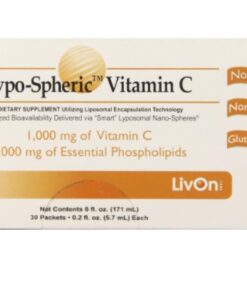 LivOn Laboratories Lypo–Spheric Vitamin C – 30 Packets – 1,000 mg Vitamin C & 1,000 mg Essential Phospholipids Per Packet – Liposome Encapsulated for Improved Absorption – 100% Non–GMO Unflavored 0.2 Fl Oz (Pack of 30) 36 61gA4jcQNNL