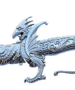 Vulcan Gear 36" Saint George Dragon Saber Fantasy Medieval Knight Sword - Choose Your Color Black 11 61gAOx6tnL