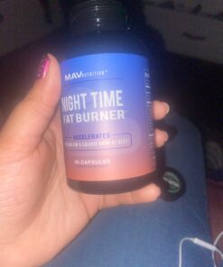 MAV NUTRITION Weight Loss Pills Night Time Fat Burner for Women & Men | Sleep Aid Diet Pills, Appetite Suppressant, Metabolism Boost, Carb Blocker; 60 Count Night Time Fat Burner Capsule 37 61gAQ D2XXL