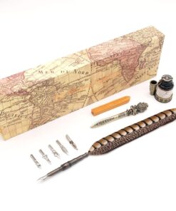 Antique Feather Copper Pen Stem Metal Nibbed Pen Writing Quill LL-14 13 61gBVRbVhrL