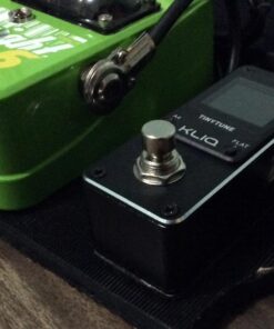 KLIQ TinyTune Tuner Pedal for Guitar and Bass - Mini - Chromatic - with Pitch Calibration and Flat Tuning (Power Supply Required) 46 61gCLyISeL