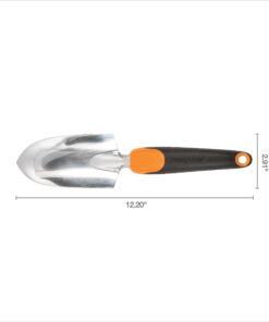 Alternative view of Fiskars Ergo Trowel - Heavy Duty Gardening Hand Tool with Hang Hole - Lawn and Yard Tools - Black/Orange Hand Trowel