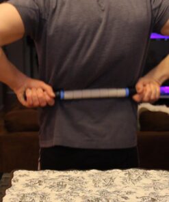 iGreely Premium Muscle Roller The Ultimate Massage Roller Stick 17 Inches Recommended by Physical Therapists Promotes Recovery Fast Relief for Cramps Soreness Tight Muscles-White White 36 61gE9ciZMnL